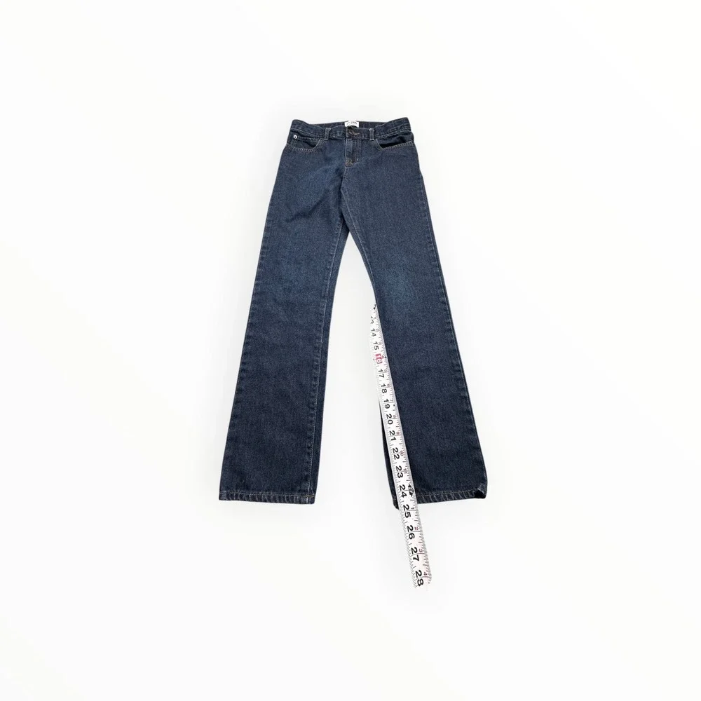 The Children's Place Jeans Boys 12 Dark Wash Skinny Fit Adjustable Waist Denim‎